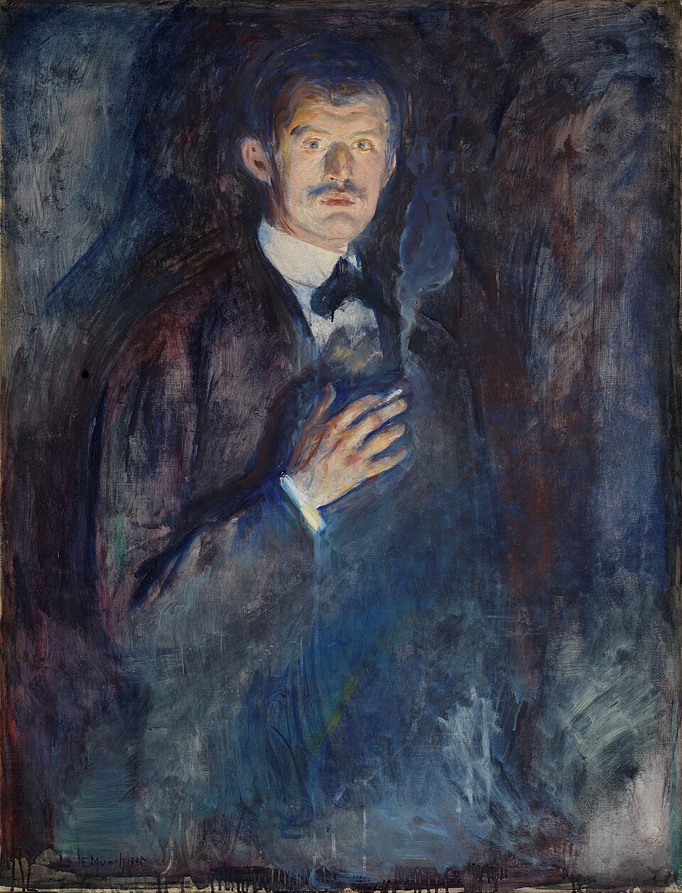 Self Portrait with a Cigarette